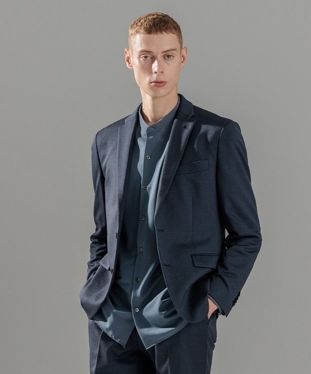 JOSEPH HOMME 【LEON 掲載】ウーステッドモックロディ ジャケット ダルブルー系