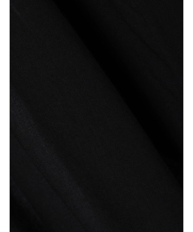 CRAFT STANDARD BOUTIQUE インド綿Ａラインシャツワンピース Black