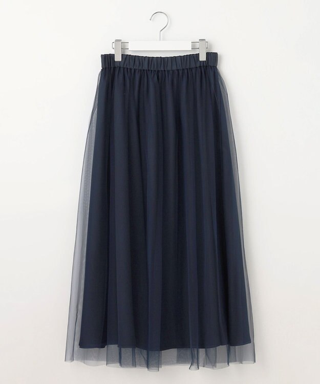 自由区 L 【WEB限定・マルチウェイ・洗える】リバーシブルスカートセットアップ ワンピース ネイビー