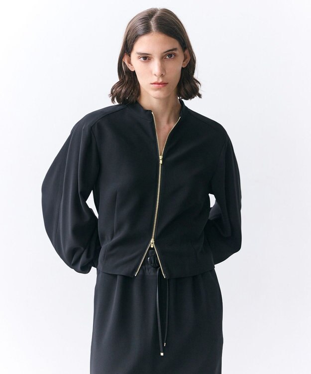 BEIGE， RUE / ドライタッチコンパクトブルゾン Black