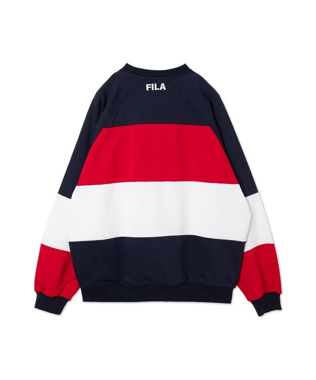 WEGO 【ユニセックス着用ITEM】別注FILAパネル切替プルオーバー レッドその他