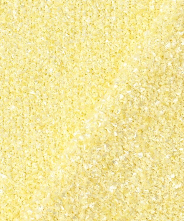 自由区 S ブークレミックスツイード ニット イエロー