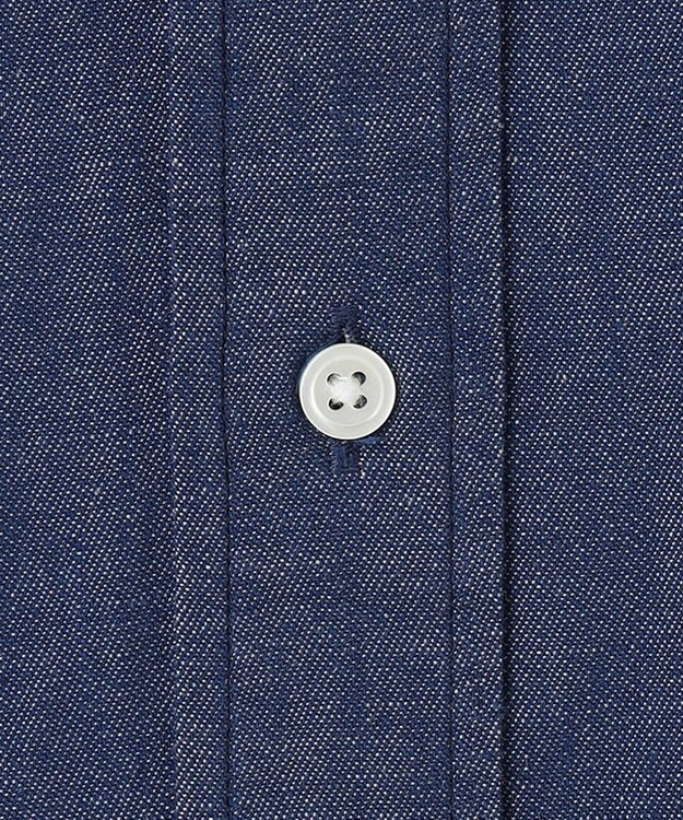 J.PRESS MEN デニムルックツイルシャツ/B.D サックスブルー系