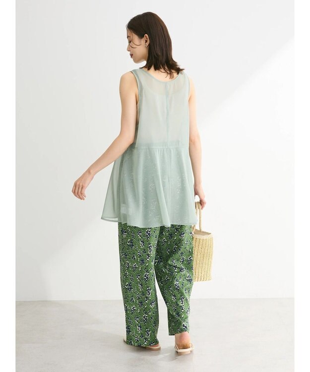 Green Parks ・ＥＬＥＮＣＡＲＥ　ＤＵＥオーガンジーノースリチュニック Green