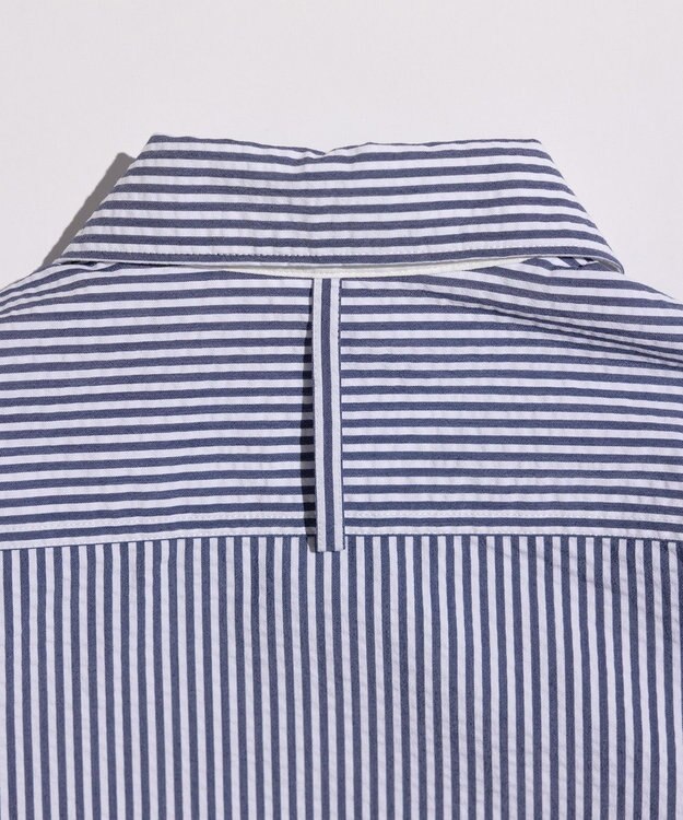 LENO LONDON STRIPE WORK SHIRTS / ロンドンストライプワークシャツ BLUE STRIPE