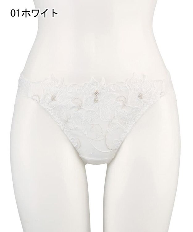 San-ai Resort（三愛水着楽園） エレガントコレクション2311ノーマルショーツ  【M・Lサイズ】【northerly】 ホワイト