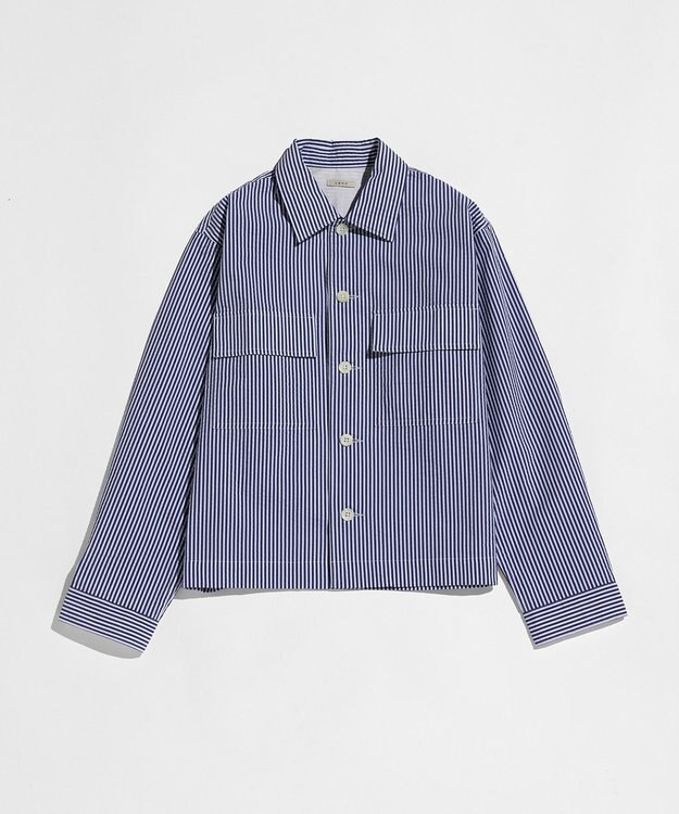 LENO LONDON STRIPE WORK SHIRTS / ロンドンストライプワークシャツ BLUE STRIPE