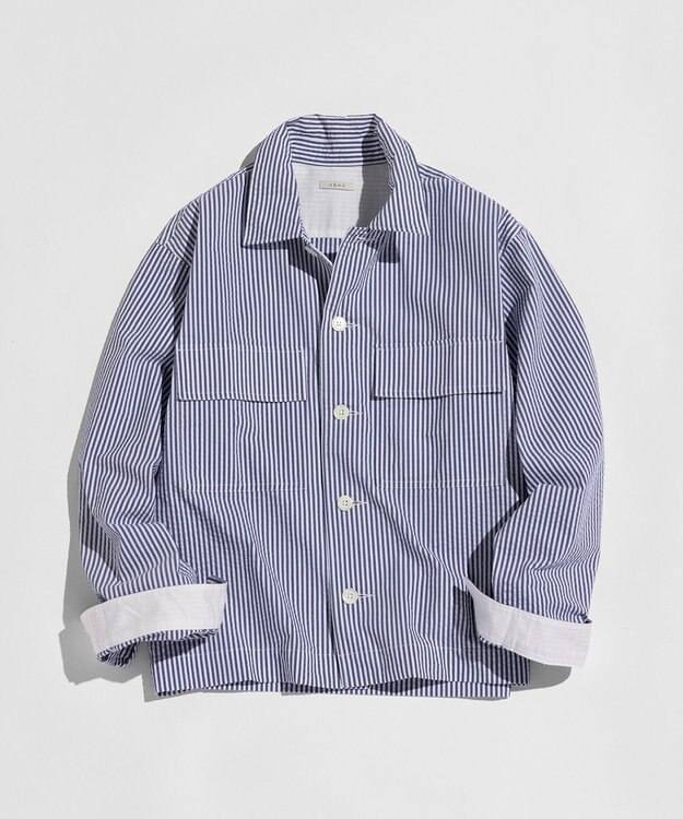 LENO LONDON STRIPE WORK SHIRTS / ロンドンストライプワークシャツ BLUE STRIPE