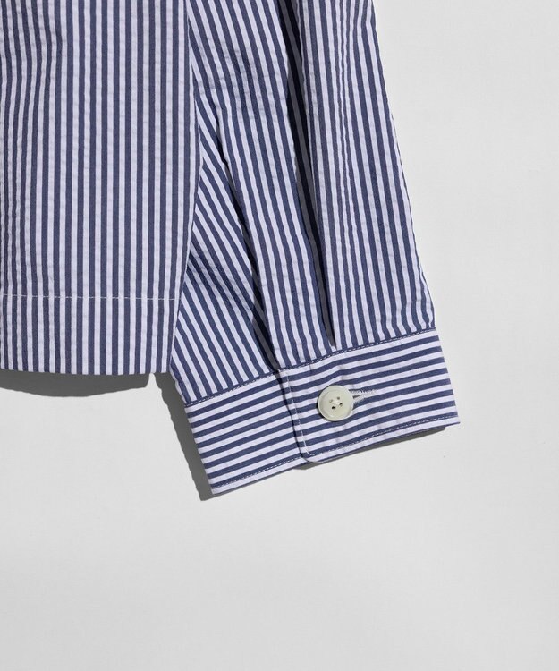 LENO LONDON STRIPE WORK SHIRTS / ロンドンストライプワークシャツ BLUE STRIPE