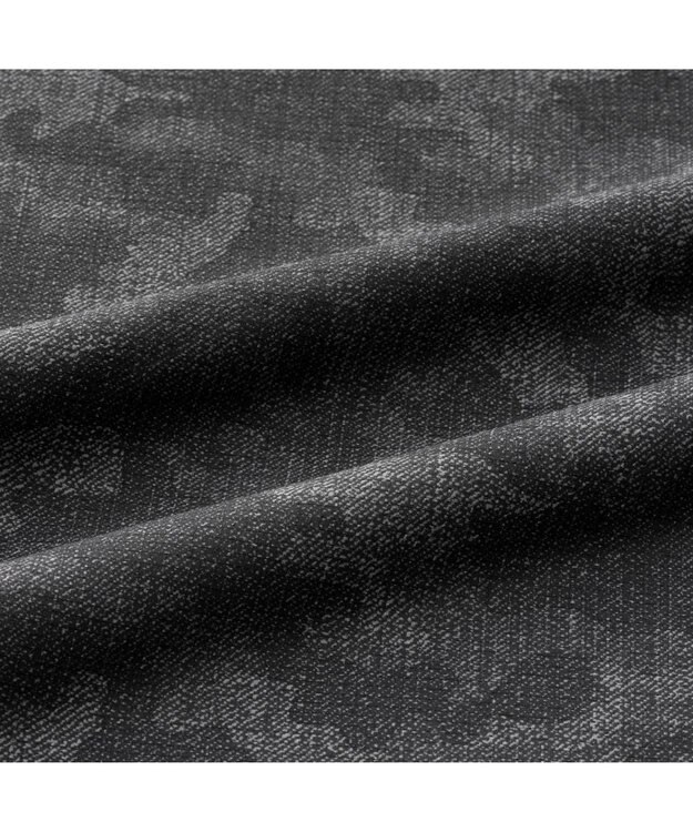 ZERO HALLIBURTON クールドッツ カモ柄モックネックTシャツ ZHG-M6S6b 85192 ブラック