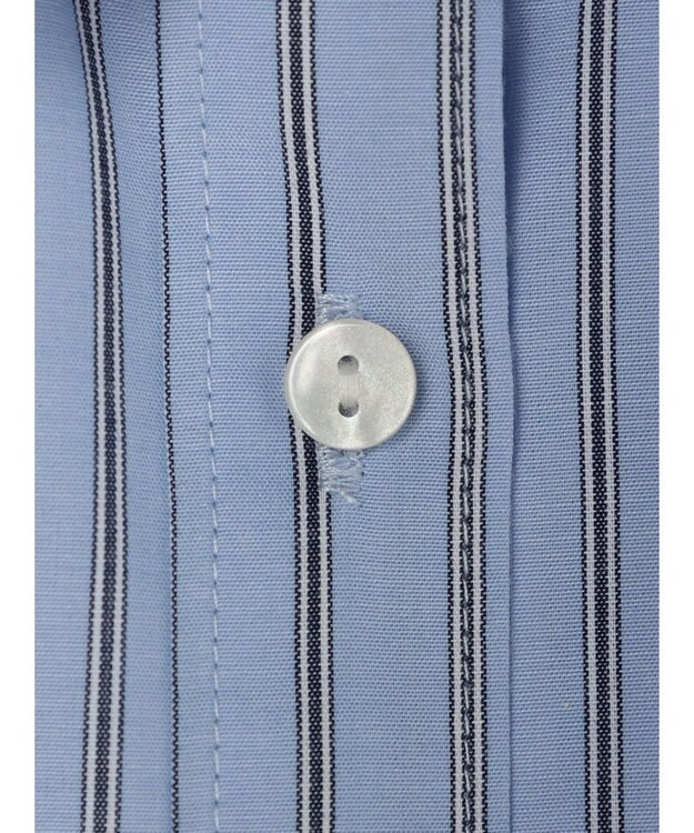 Green Parks 胸元ポケットイージーケアストライプシャツ Multi