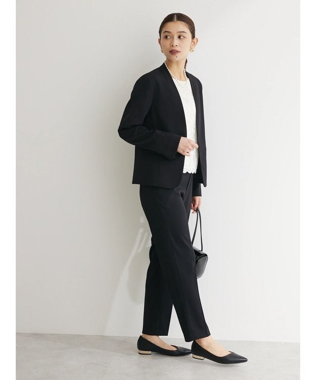 Green Parks ｅｆ－ｄｅ　テーパードパンツ Black