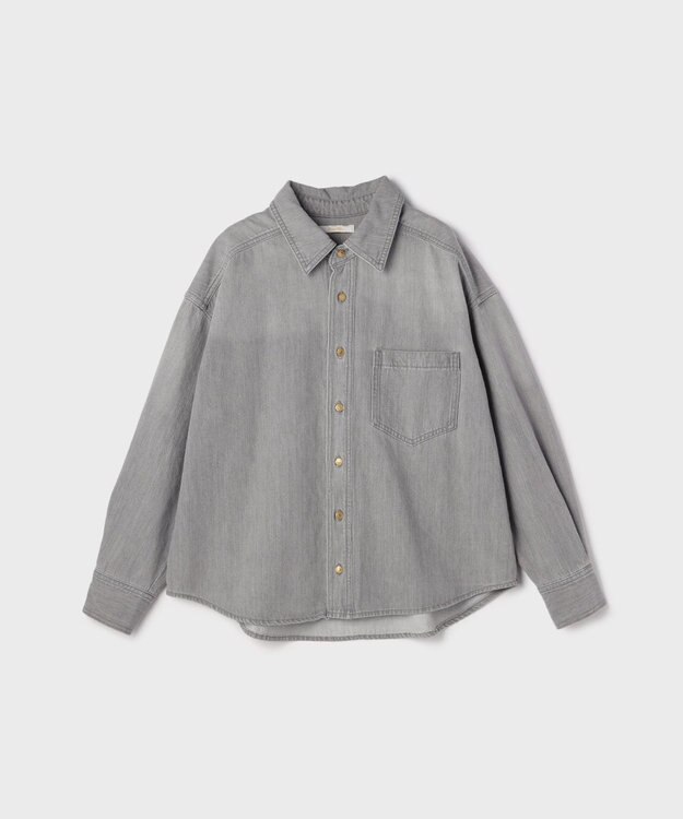 GRACE CONTINENTAL 10ozムラ糸デニムシャツ グレー