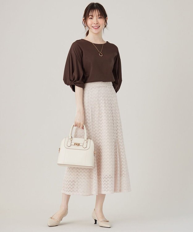 ANY SIS 【洗える】レースマーメイド スカート アイボリー