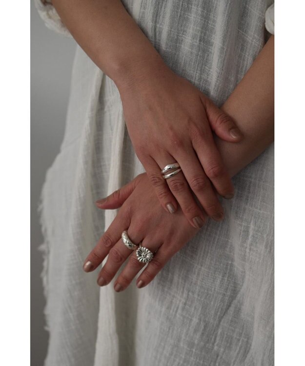 yoaa シルバー925 ダブル リング シルバー925