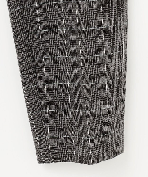 組曲 L 【洗える・WEB限定】2WAYウォームストレッチ テーパードパンツ グレー系3