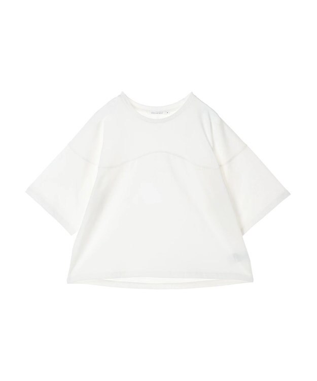 AMERICAN HOLIC ラウンド切り替えカットプルオーバー Off White