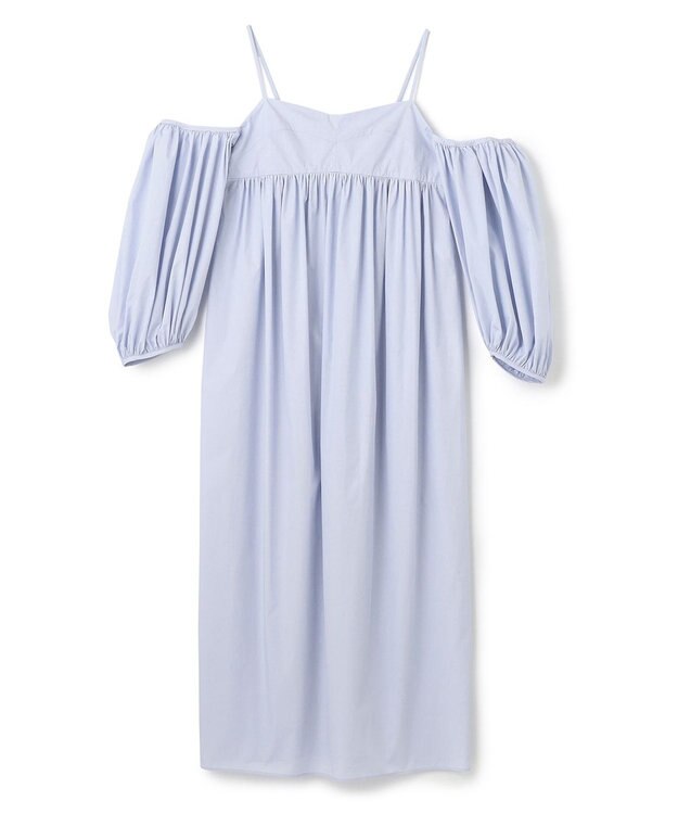 BEIGE， PROTAGONISTA / パフワンピース Sax