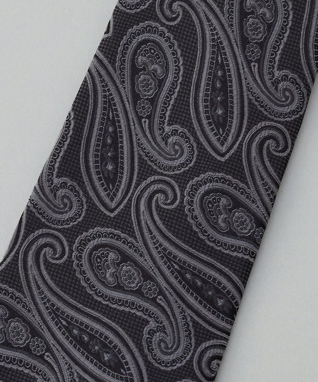 GOTAIRIKU GOTAIRIKU別注【日本製】シルク ネクタイ_ペイズリー柄 グレー系4
