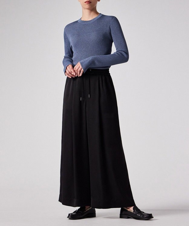 Paul Smith クラシック リブ ラメ ニット グレイッシュブルー