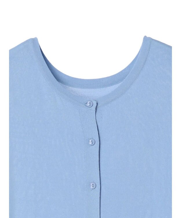 CRAFT STANDARD BOUTIQUE UVカット/接触冷感/洗える/ ニットワンピース Sax