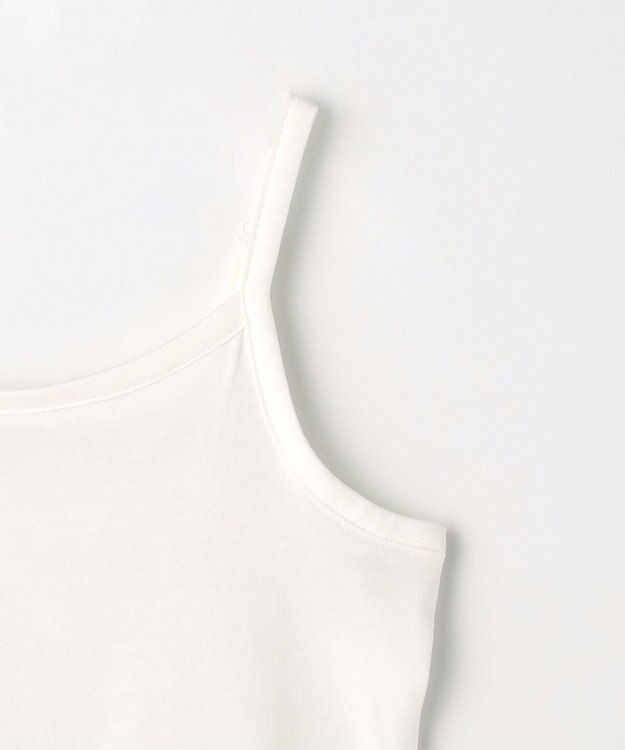 ANY KIDS 【洗濯機可能/吸汗速乾】裾レース ドライタッチ キャミソール オフホワイト