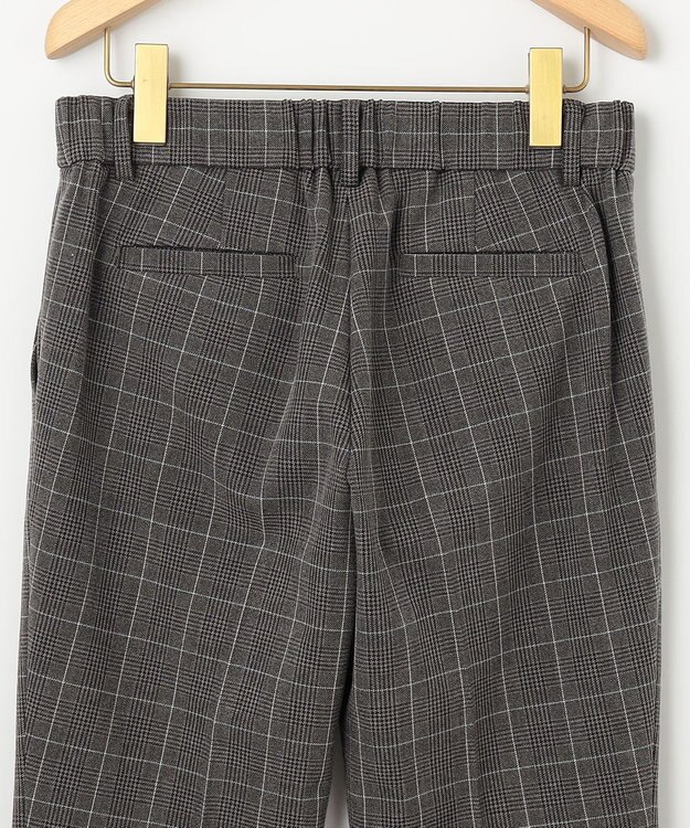 組曲 L 【洗える・WEB限定】2WAYウォームストレッチ テーパードパンツ グレー系3