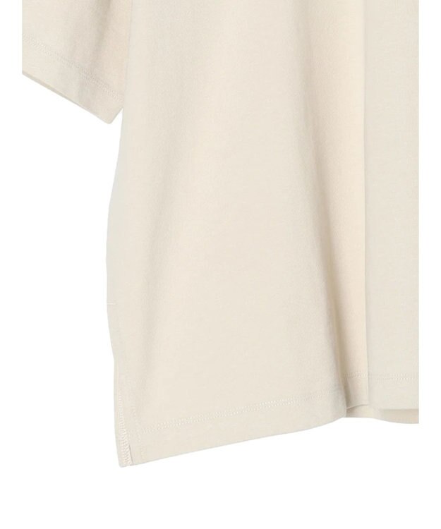 Green Parks シンプルフェミニンロゴチュニック Light Beige