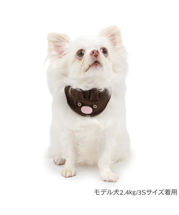 PET PARADISE リサとガスパール スタイ首輪 《ガスパール》 ＳＳ ブラウン