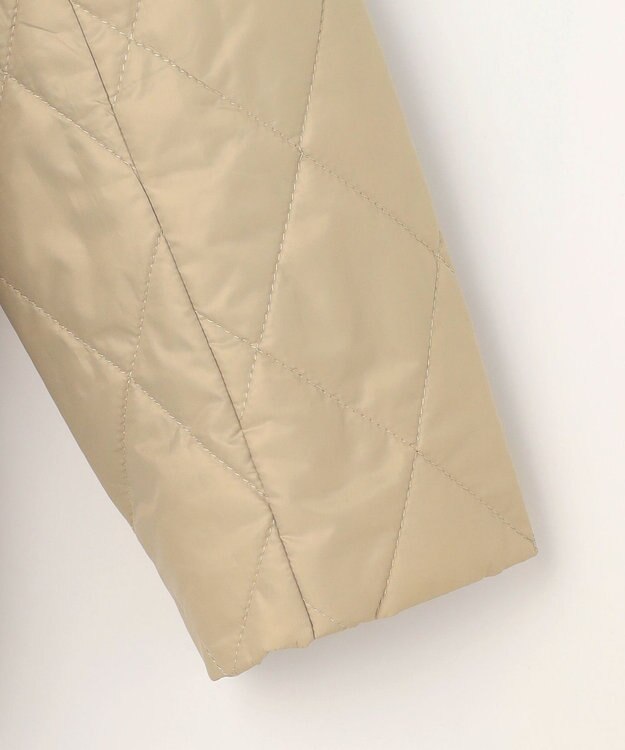 J.PRESS LADIES 【2way】スパンライクナイロンタッサー フーデッド コート キャメル系