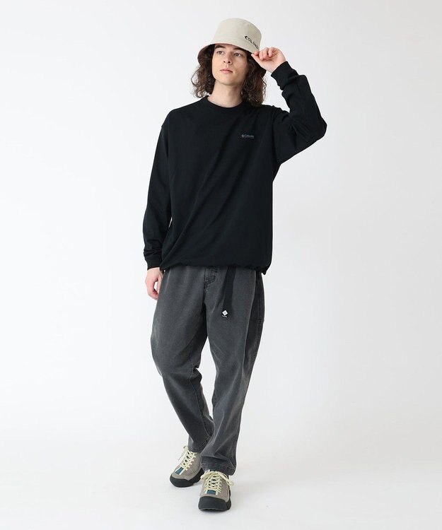 Columbia Columbia/ クロックドリバーロングスリーブティー /コロンビア Black