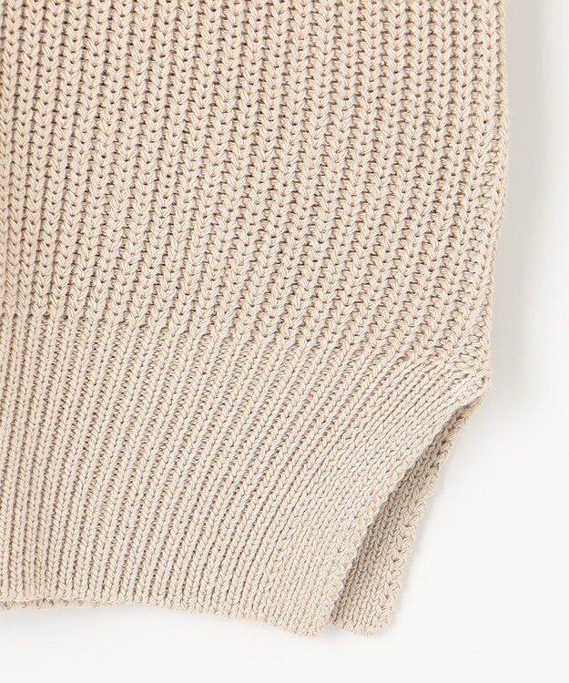 ANY SIS 【前後着用可】スムースタッチ2WAYニット ベスト ベージュ