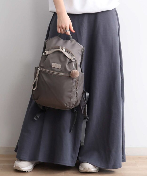 ACE BAGS & LUGGAGE kanana project PJ-15 ライトリーバッグ リュックサック M 17373 カナナプロジェクト 軽量 エキスパンド グレージュ