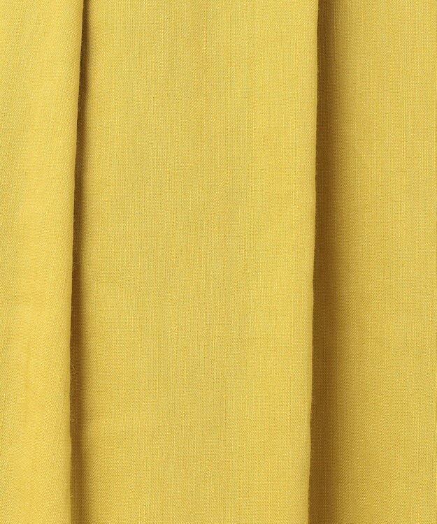 自由区 【セットアップ対応・洗える】リネンビスコースストレッチワイド パンツ ピスタチオ