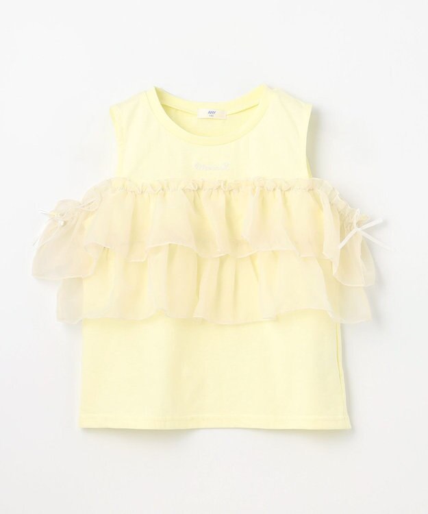 ANY KIDS 【新色追加】3WAY フリルドッキングTシャツ 【新色】イエロー