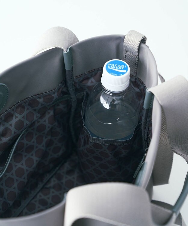 MIYABIYA LAQUOH【撥水加工】ミニマルナイロントート (M) グレー