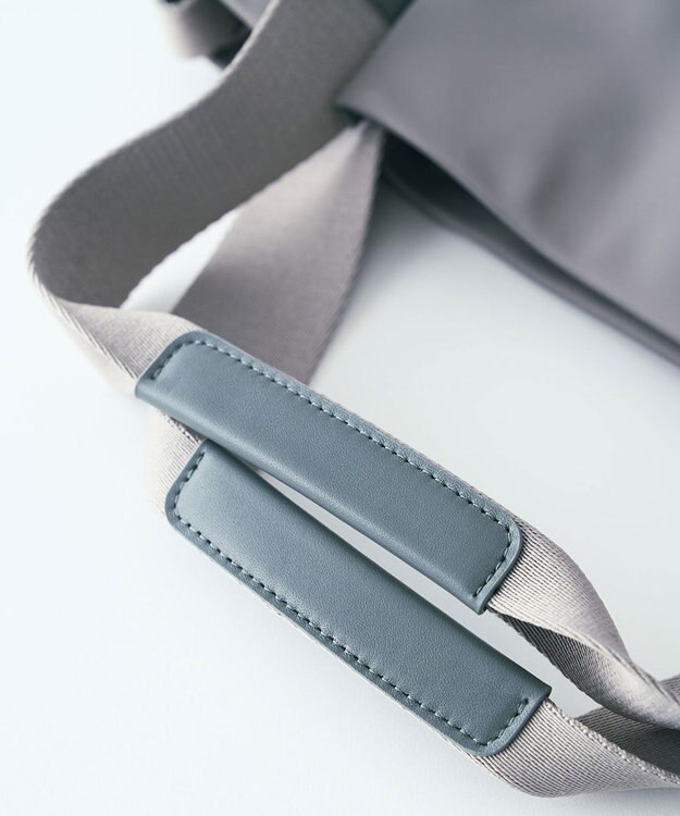 MIYABIYA LAQUOH【撥水加工】ミニマルナイロントート (M) グレー