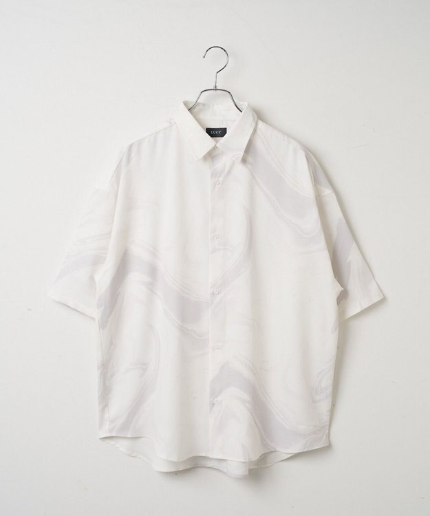 WEGO アムンゼンパターンBIGシャツ（S） 柄2