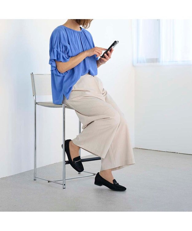 Riz raffinee <Riz raffinee>ビットローファー ブラックメタリック