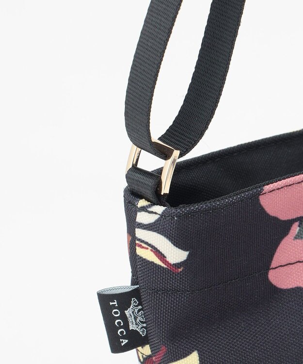 TOCCA LOVE MY COLOR CROSSBODY BAG バッグ ブラック（花柄）系5