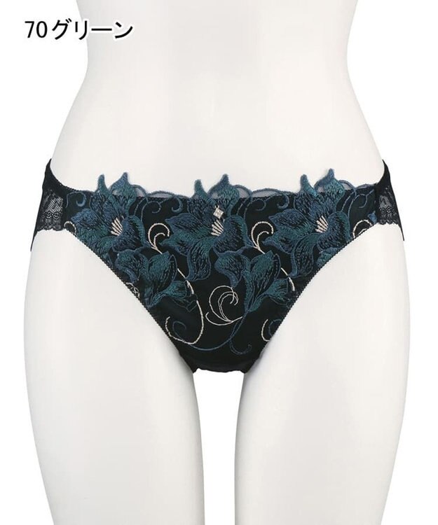 San-ai Resort（三愛水着楽園） エレガントコレクション2311ノーマルショーツ  【M・Lサイズ】【northerly】 グリーン