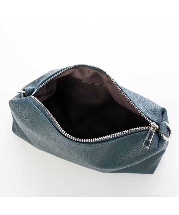 UNBILLION カシュカシュ cachechche / 通しハンドルシュリンク横長トート ブルー