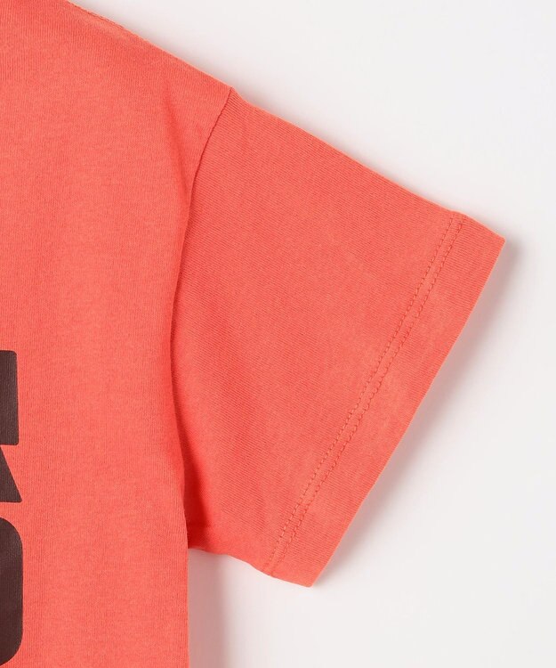 ANY KIDS 【洗濯機可能】恐竜プリント 半袖Tシャツ オレンジ