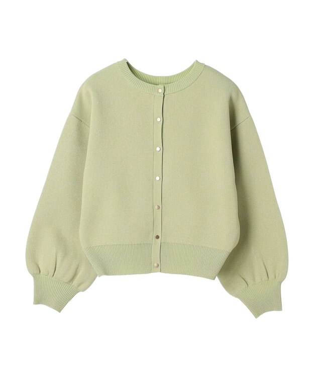 Green Parks ・ＥＬＥＮＣＡＲＥ　ＤＵＥ　２ｗａｙ　ラメカーディガン Green