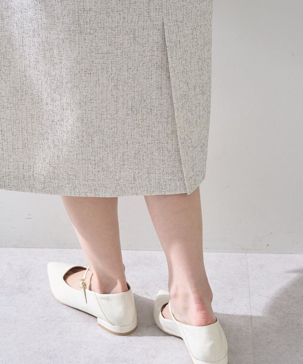 YECCA VECCA ツイードジレジャンスカ Ivory