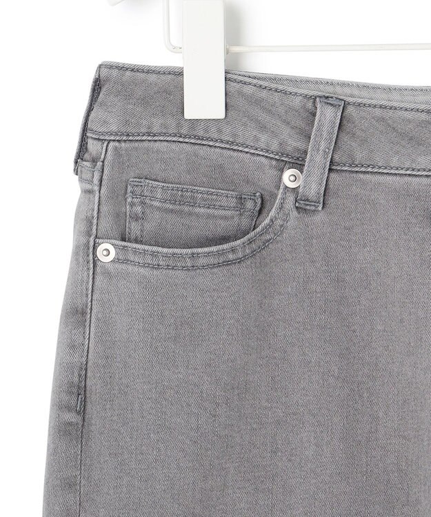 ICB 【洗える】スキニーデニム グレー系