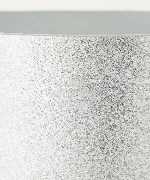 J.PRESS LADIES 【A4サイズ収納可】レザー トート バッグ シルバー系