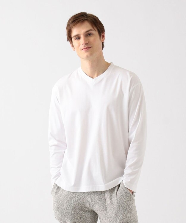 JOSEPH ABBOUD MOUNTAIN 【SPACE】ASHA OGスムース カットソー ホワイト系