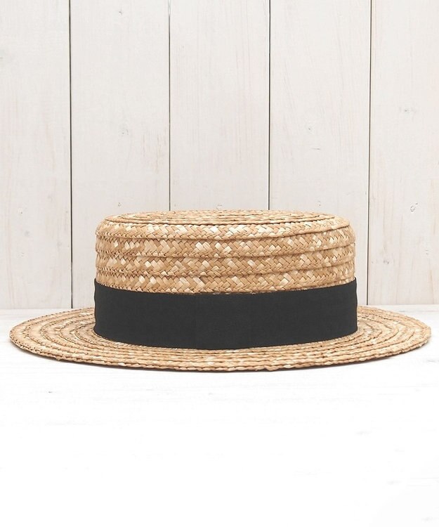 石田製帽 【UNISEX】 ビンテージストローハット キャノチエ ナチュラル