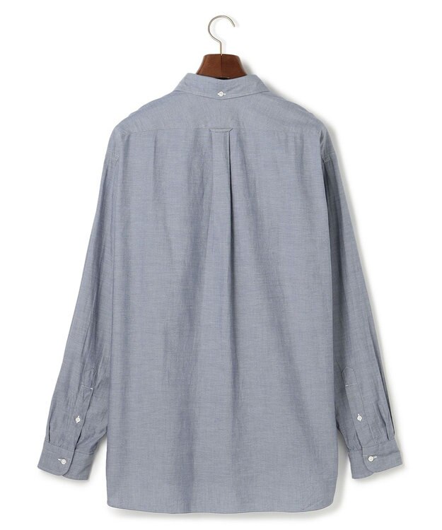 J.PRESS MEN 【J.PRESS ORIGINALS】【UNISEX】Cotton Dangary B.D. Shirt / Baggy-Fit ネイビー系